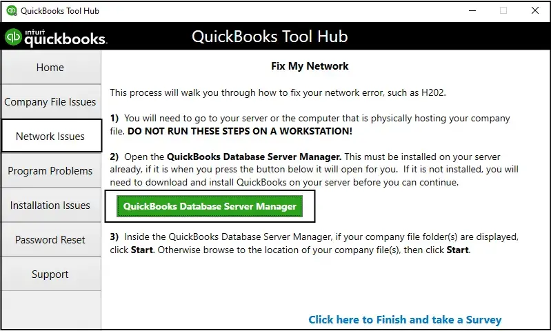 QB Database Server Manager