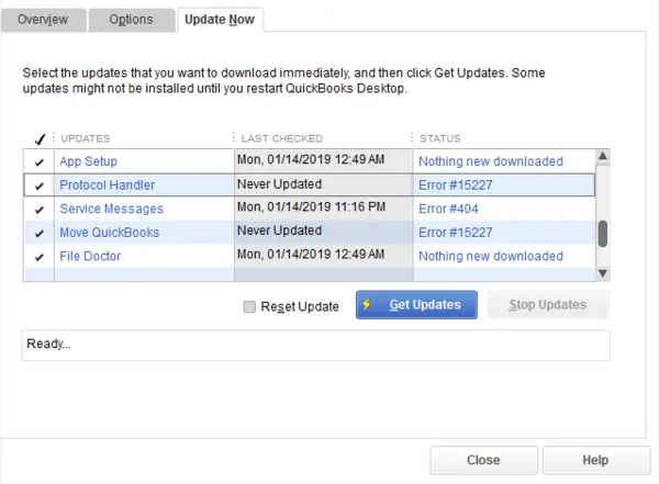 Update-QuickBooks-Desktop Option Screenshot